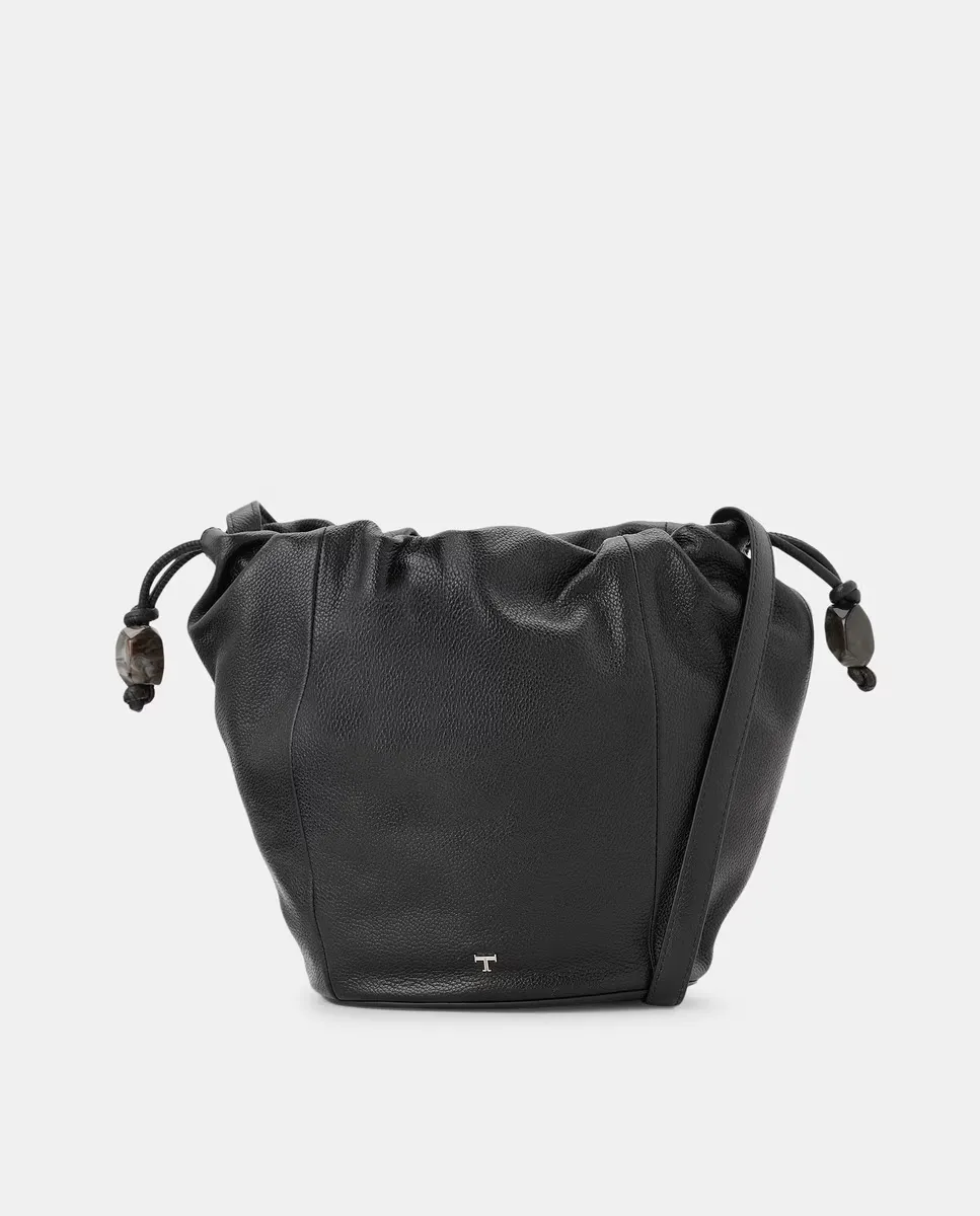 Кожаная сумка-бандо с верхним сборками Latouche, черный
Кожаная сумка-бандо с верхним сборками Latouche, черный