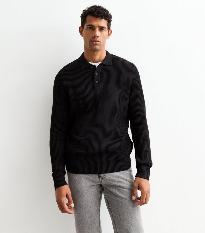 Черная рубашка поло в рубчик с длинными рукавами Jack & Jones Jack & Jones, черный
Черная рубашка поло в рубчик с длинными рукавами Jack & Jones Jack & Jones, черный