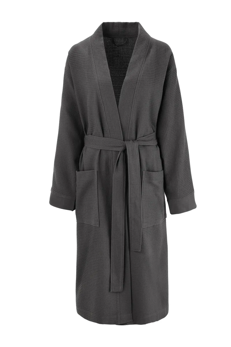 Мой домашний халат унисекс "Vanessa" (1 шт.), карманы, женский и мужской, вафельное пике, легкое качество, S-3XL My Home, антрацит
Мой домашний халат унисекс "Vanessa" (1 шт.), карманы, женский и мужской, вафельное пике, легкое качество, S-3XL My Home, антрацит