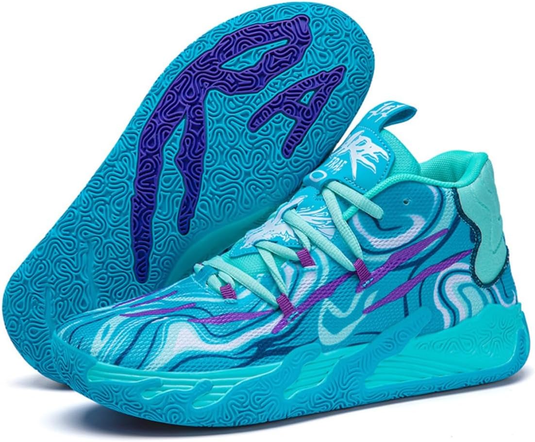 Высокие баскетбольные кроссовки CTKVbmeoi для мужчин, модные спортивные кроссовки с противоскользящей подошвой для тренировок на площадке, бега и ежедневного спорта, светло-голубой
Высокие баскетбольные кроссовки CTKVbmeoi для мужчин, модные спортивные кроссовки с противоскользящей подошвой для тренировок на площадке, бега и ежедневного спорта, светло-голубой