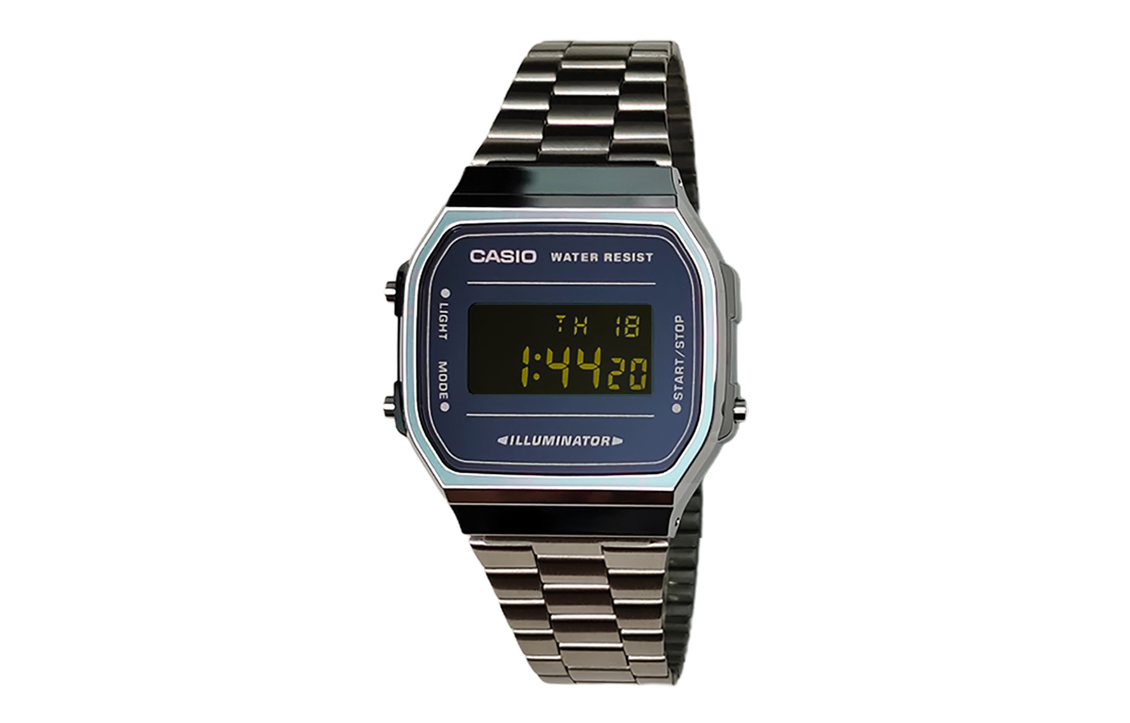 CASIO Мужские часы Retrofit Series с кварцевым механизмом, стальной браслет, черный циферблат
CASIO Мужские часы Retrofit Series с кварцевым механизмом, стальной браслет, черный циферблат