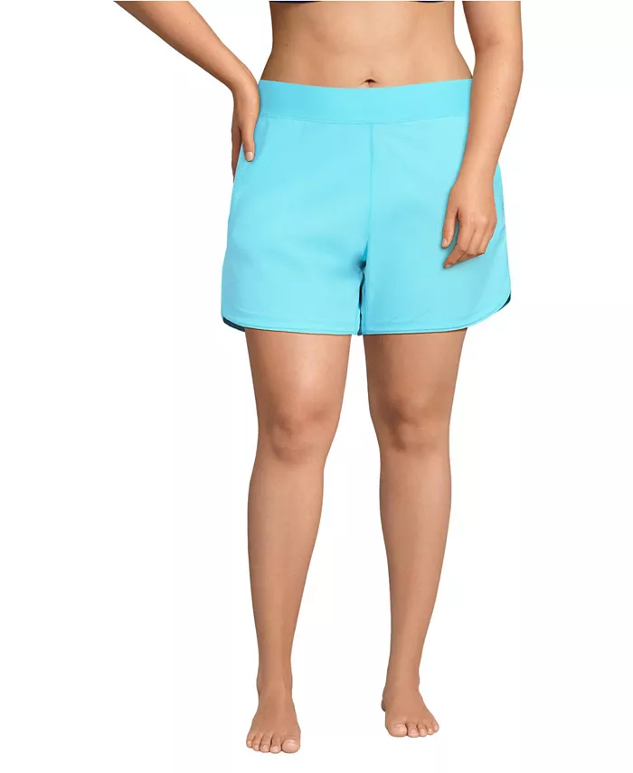 Женские шорты для плавания 5" с нижним бельем Plus Size Lands' End, синий
Женские шорты для плавания 5" с нижним бельем Plus Size Lands' End, синий