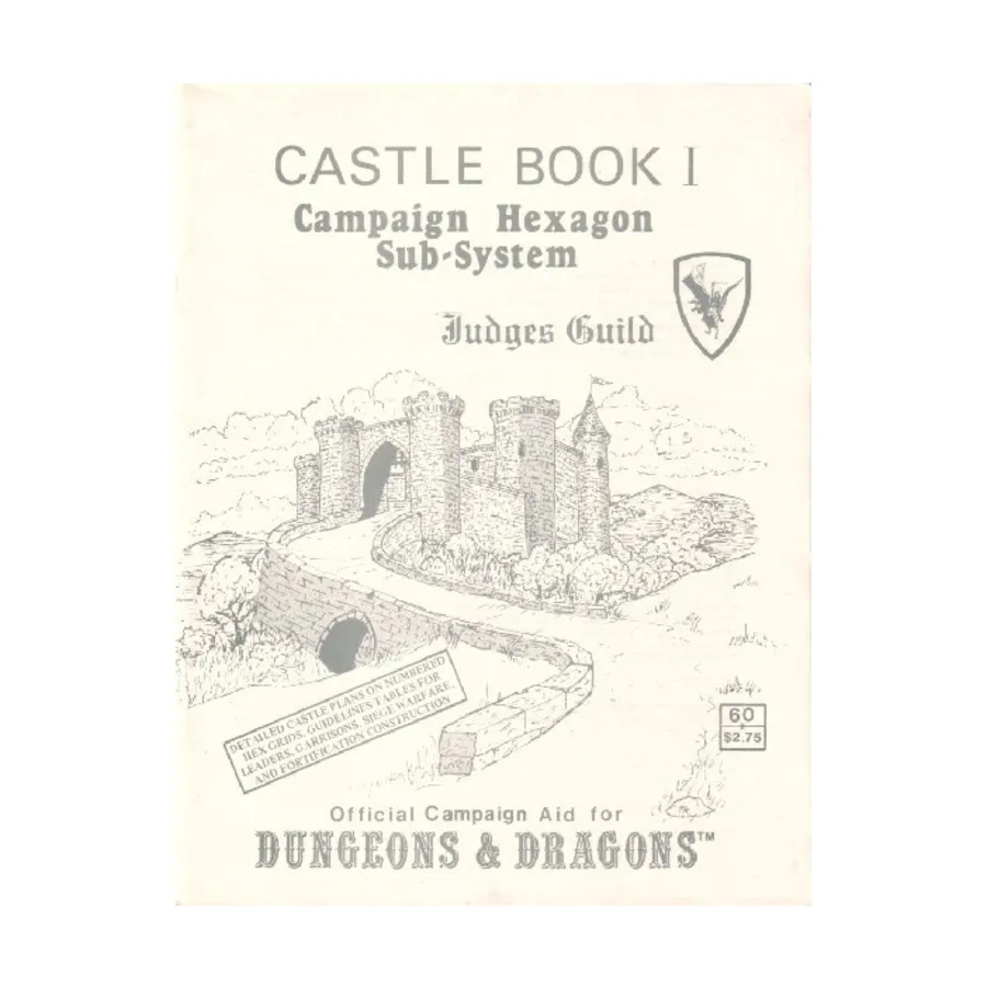 Castle Book #1 (2nd Printing), Dungeons & Dragons Fantasy Supplements - Maps (Judges Guild), мягкая обложка
Castle Book #1 (2nd Printing), Dungeons & Dragons Fantasy Supplements - Maps (Judges Guild), мягкая обложка