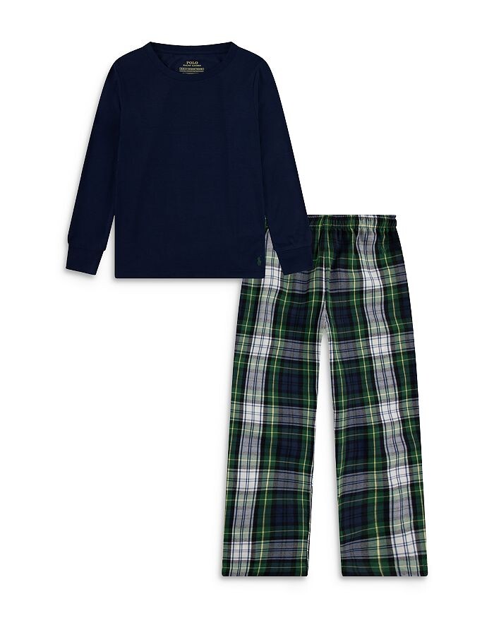 Комплект из футболки с длинными рукавами и тканых брюк Polo Ralph Lauren для мальчиков — Little Kid, Big Kid, синий
Комплект из футболки с длинными рукавами и тканых брюк Polo Ralph Lauren для мальчиков — Little Kid, Big Kid, синий