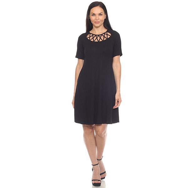 Женское платье с коротким рукавом и перекрестным вырезом Wm Fashion, Black
Женское платье с коротким рукавом и перекрестным вырезом Wm Fashion, Black