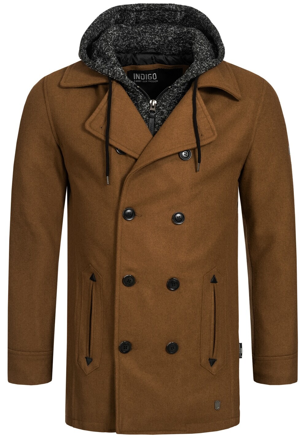 Межсезонное пальто INDICODE JEANS Cliff Jacke, коричневый
Межсезонное пальто INDICODE JEANS Cliff Jacke, коричневый