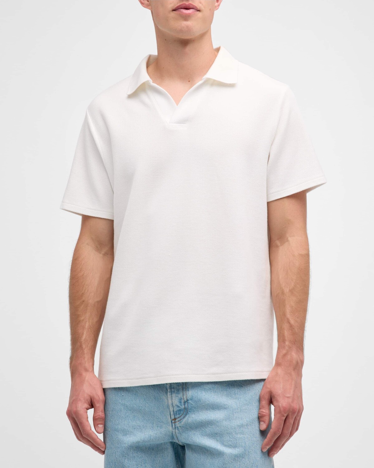 Мужская жаккардовая рубашка-поло FRAME, цвет Off White
Мужская жаккардовая рубашка-поло FRAME, цвет Off White