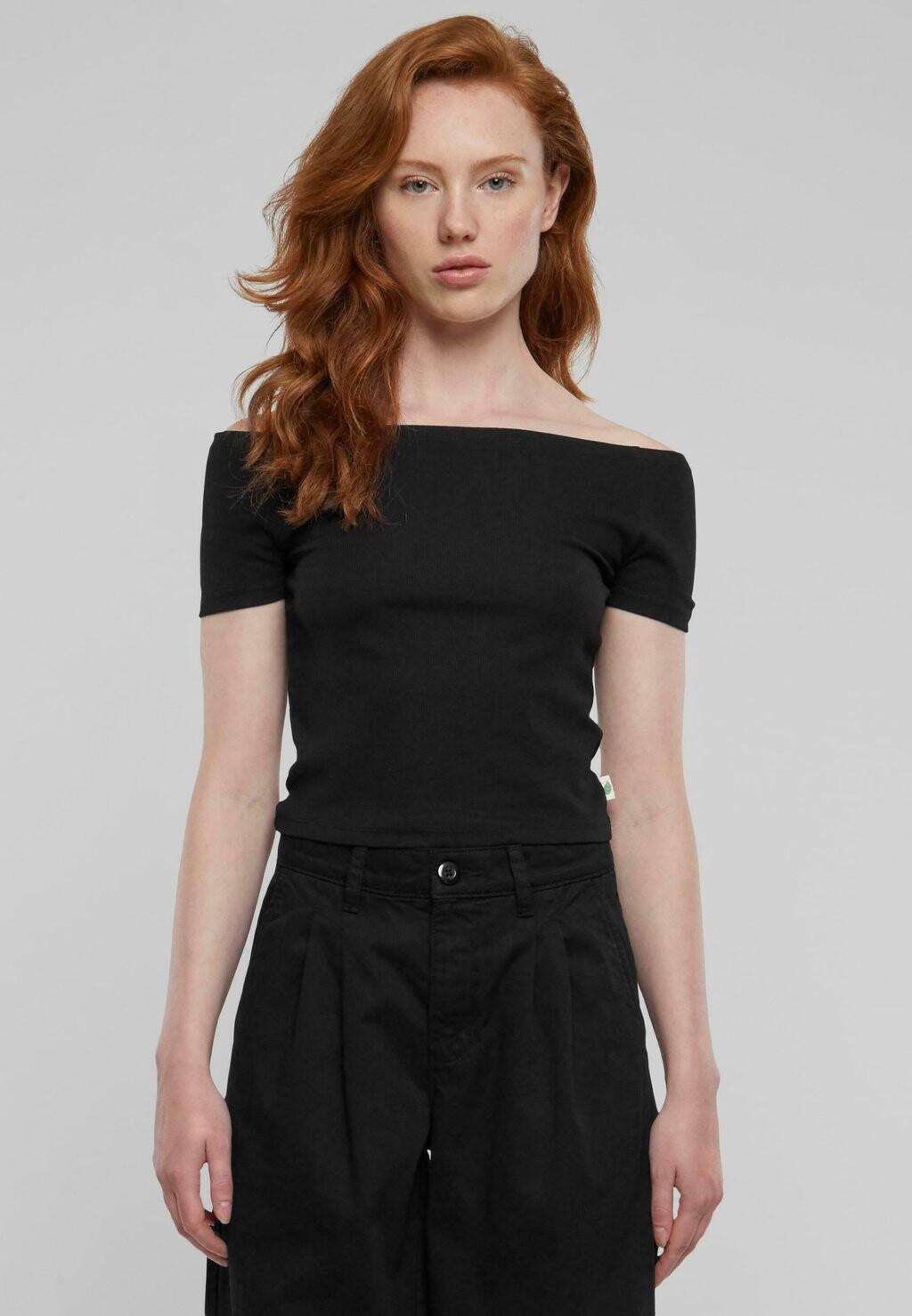 Футболка базовая OFF SHOULDER Urban Classics, цвет black
Футболка базовая OFF SHOULDER Urban Classics, цвет black