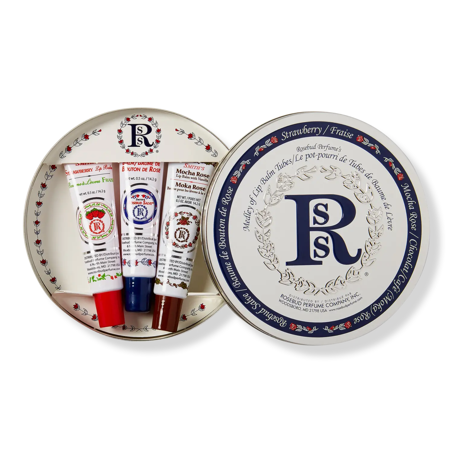 Набор тюбиков бальзама для губ Rosebud Perfume Co.
Набор тюбиков бальзама для губ Rosebud Perfume Co.
