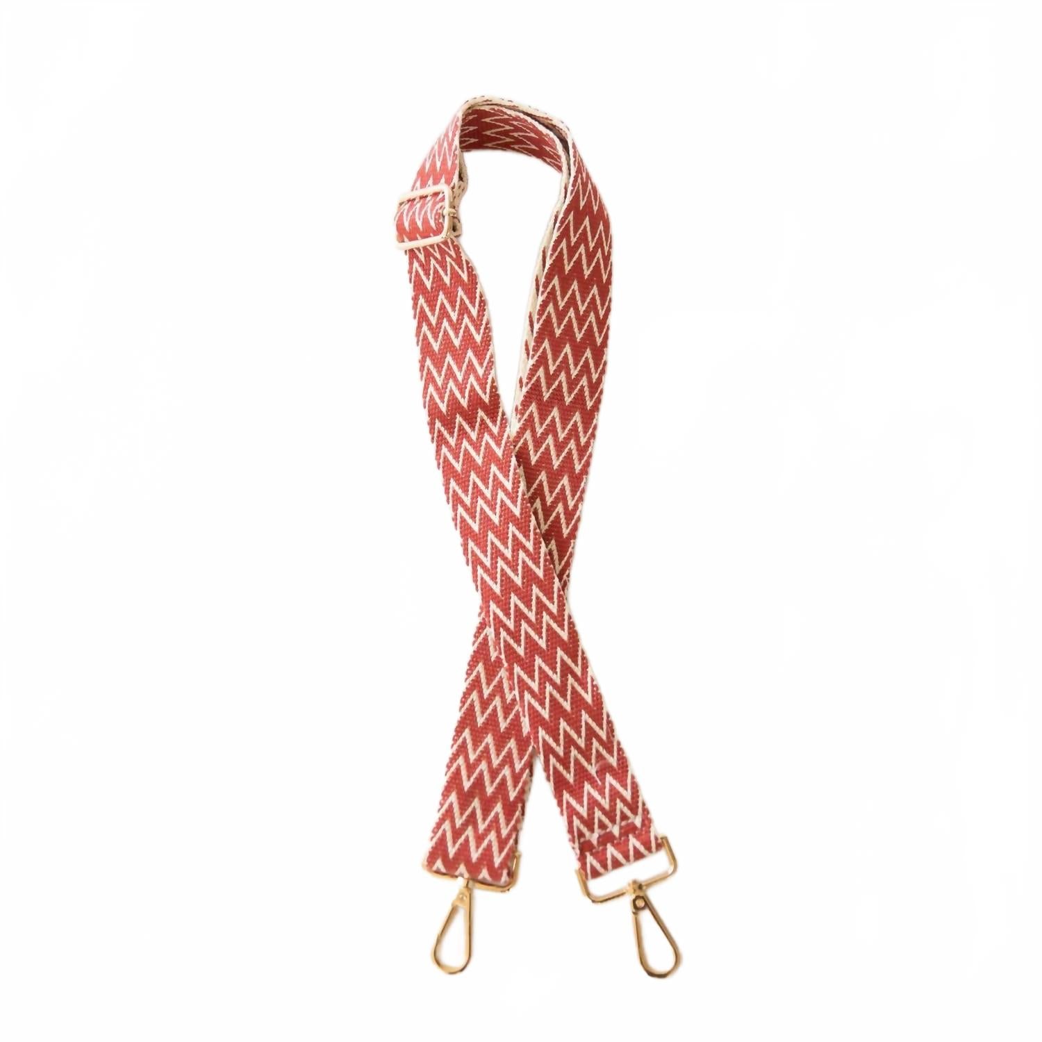 Женский ремешок для сумки из холста с шевронным узором, цвет: глина/белый FUNKY MONKEY
Женский ремешок для сумки из холста с шевронным узором, цвет: глина/белый FUNKY MONKEY