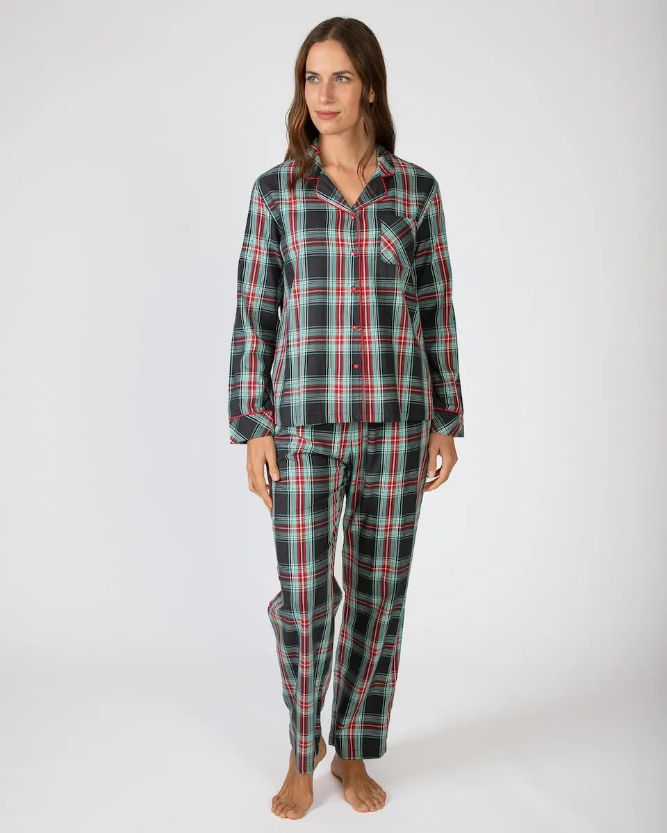 Женская длинная открытая пижама из хлопковой ткани Massana, черный/красный
Женская длинная открытая пижама из хлопковой ткани Massana, черный/красный