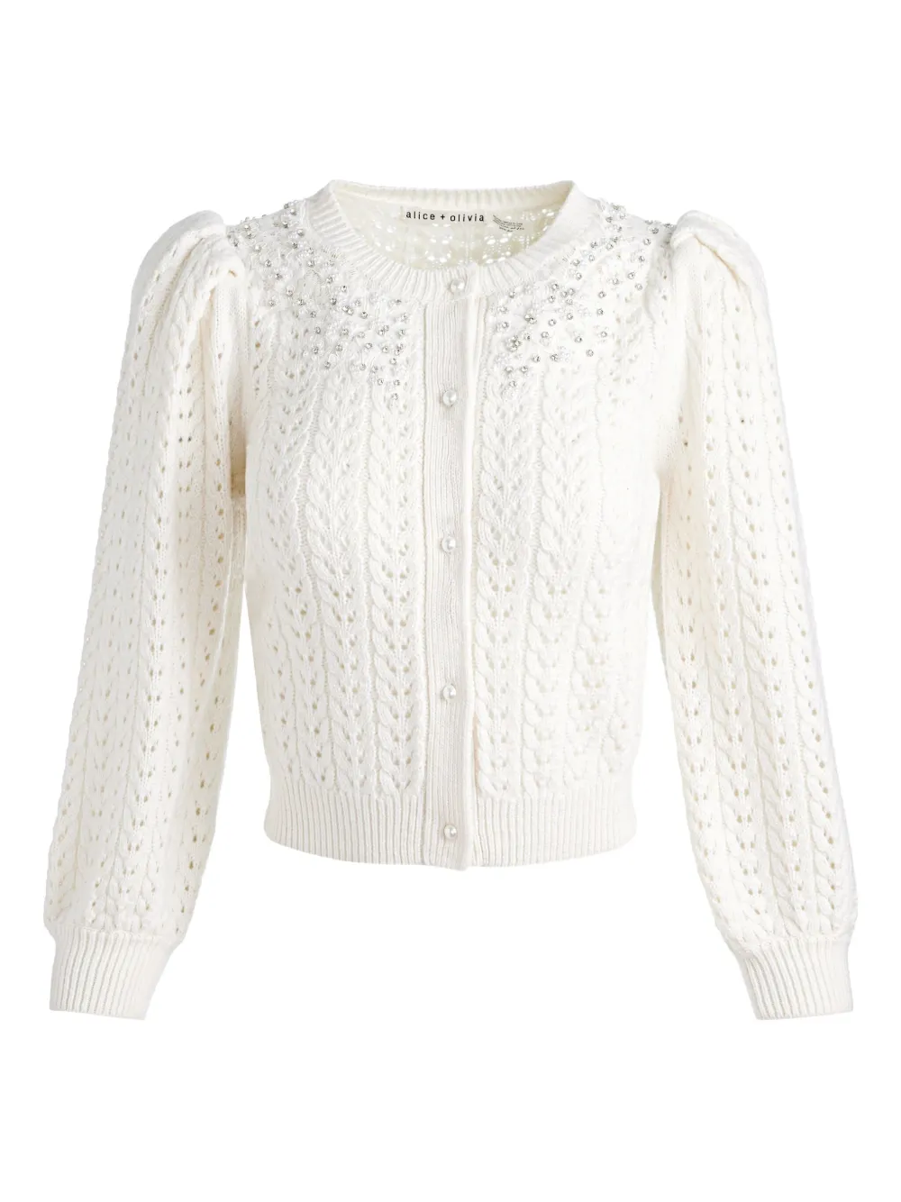 Кардиган Doris с украшениями и рукавами буф alice + olivia, нейтральный
Кардиган Doris с украшениями и рукавами буф alice + olivia, нейтральный