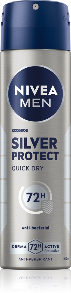 Спрей-Антиперспирант Men Silver Protect, действие которого длится 72 часа. Nivea, 150 мл
Спрей-Антиперспирант Men Silver Protect, действие которого длится 72 часа. Nivea, 150 мл