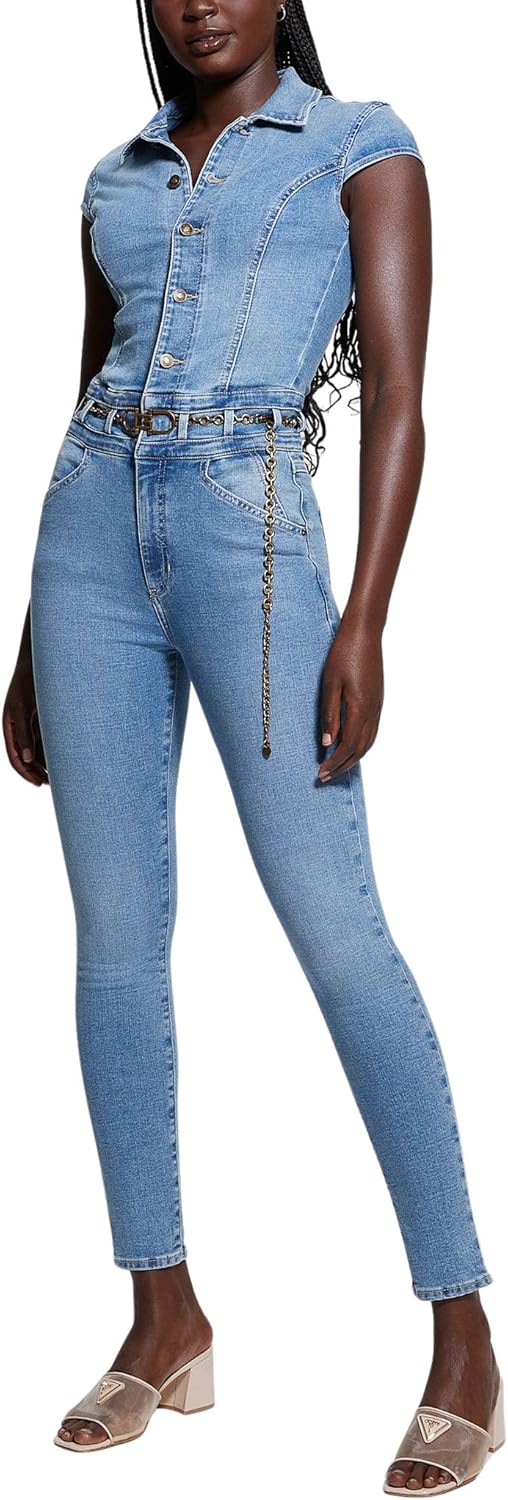 GUESS Женский комбинезон Nova Denim с короткими рукавами Eco, Freebird
GUESS Женский комбинезон Nova Denim с короткими рукавами Eco, Freebird