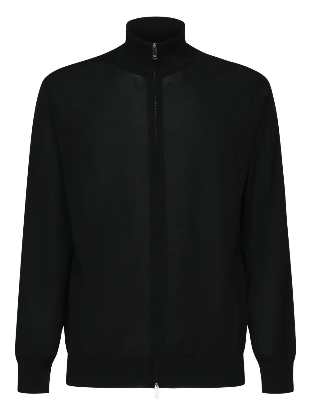 Кардиган на молнии с высоким воротником Zegna, черный
Кардиган на молнии с высоким воротником Zegna, черный