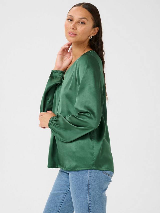 Атласная плиссированная блузка lana KAFFE, цвет Garden Topiary
Атласная плиссированная блузка lana KAFFE, цвет Garden Topiary