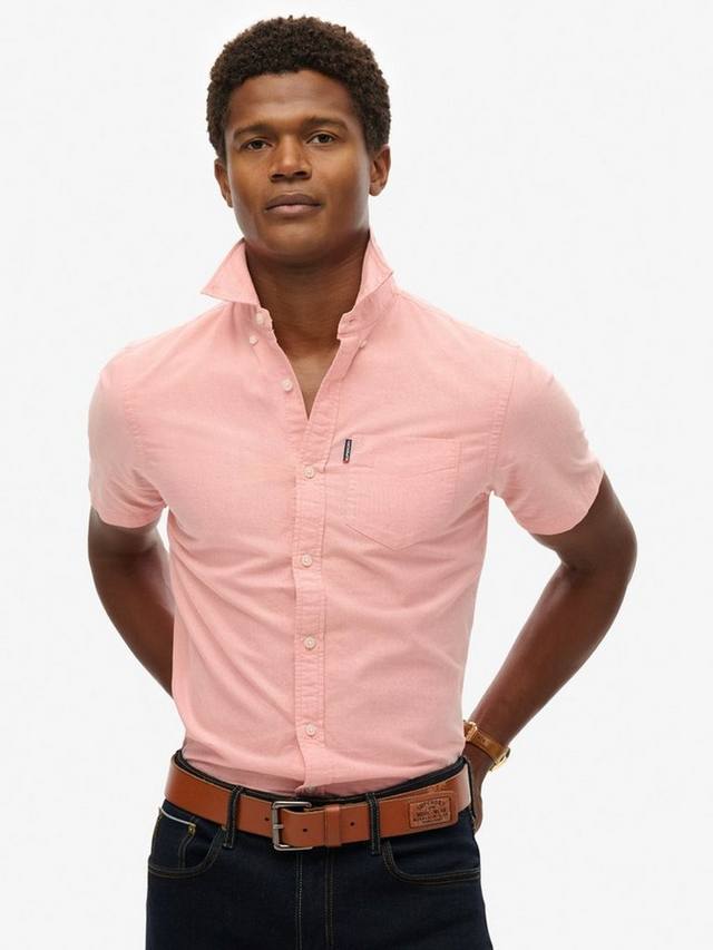 Оксфордская рубашка с коротким рукавом Superdry, Rose Pink Chambray
Оксфордская рубашка с коротким рукавом Superdry, Rose Pink Chambray