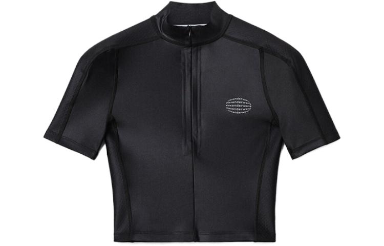 Топ с коротким рукавом и принтом логотипа Alexander Wang, черный
Топ с коротким рукавом и принтом логотипа Alexander Wang, черный