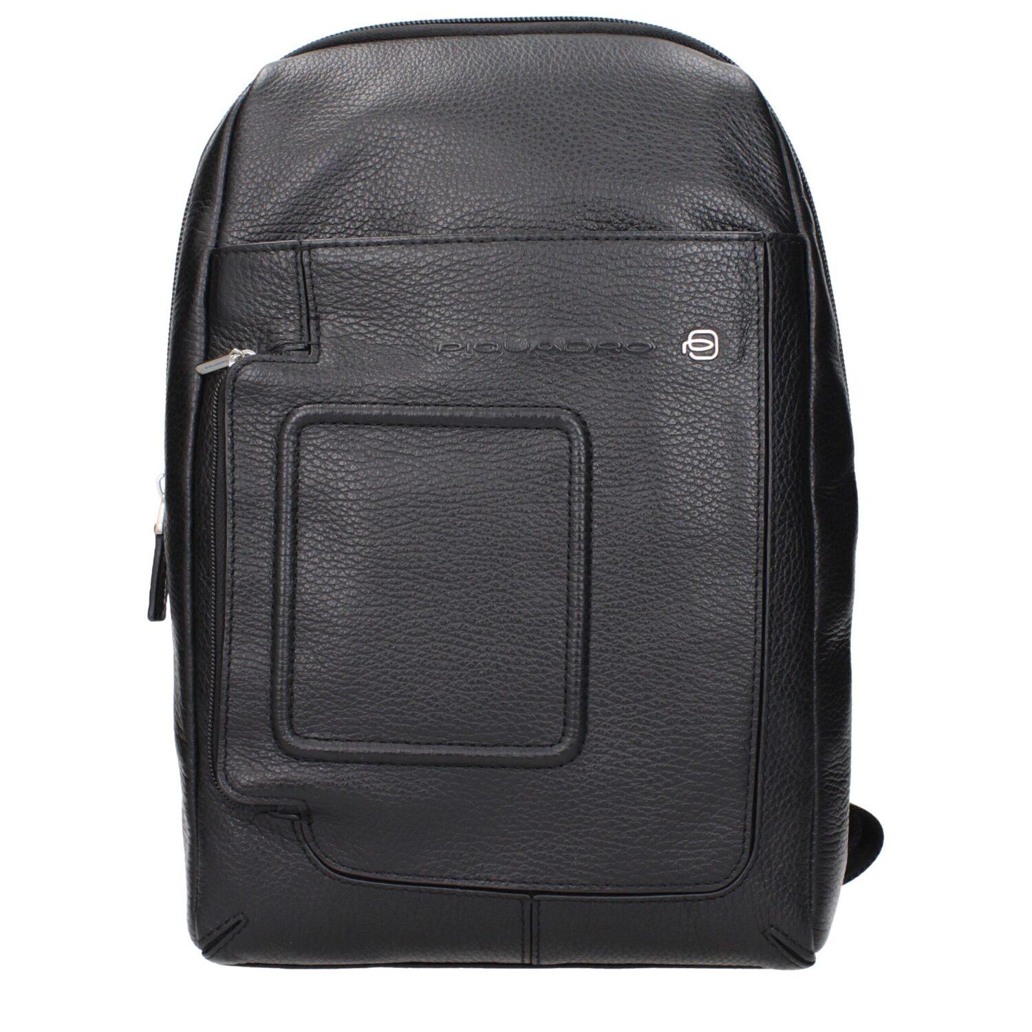 Черные кожаные сумки через плечо Piquadro, черный
Черные кожаные сумки через плечо Piquadro, черный