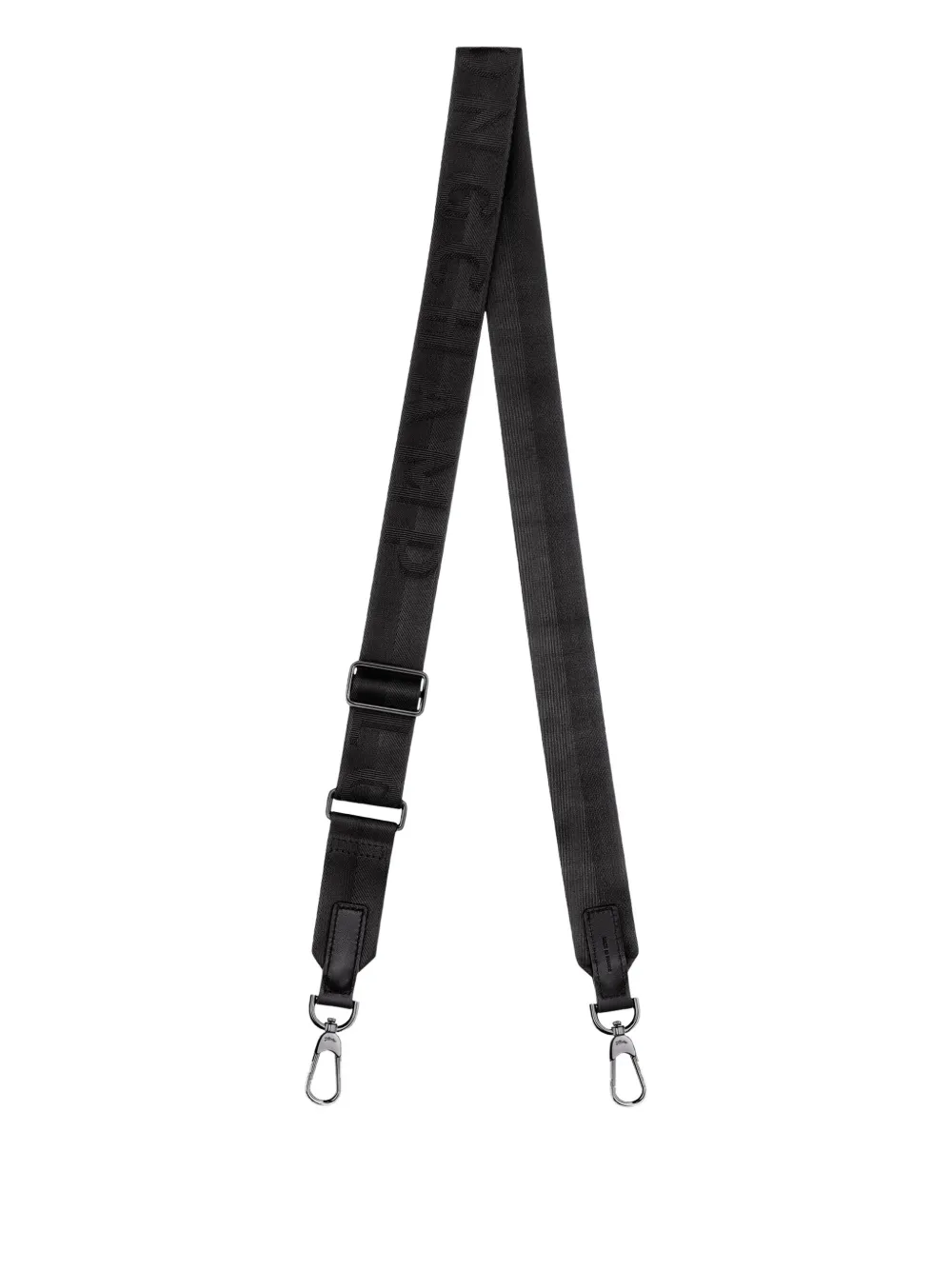 Ремень на плечо с вышитым логотипом Longchamp, черный
Ремень на плечо с вышитым логотипом Longchamp, черный