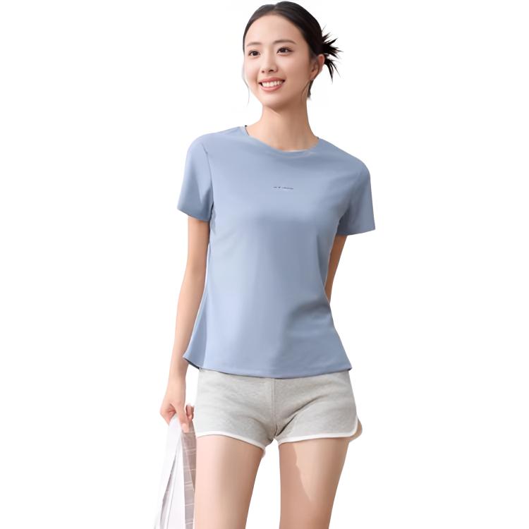 361° Футболка Women's Casual Blue Crew Neck тонкая прямая посадка
361° Футболка Women's Casual Blue Crew Neck тонкая прямая посадка