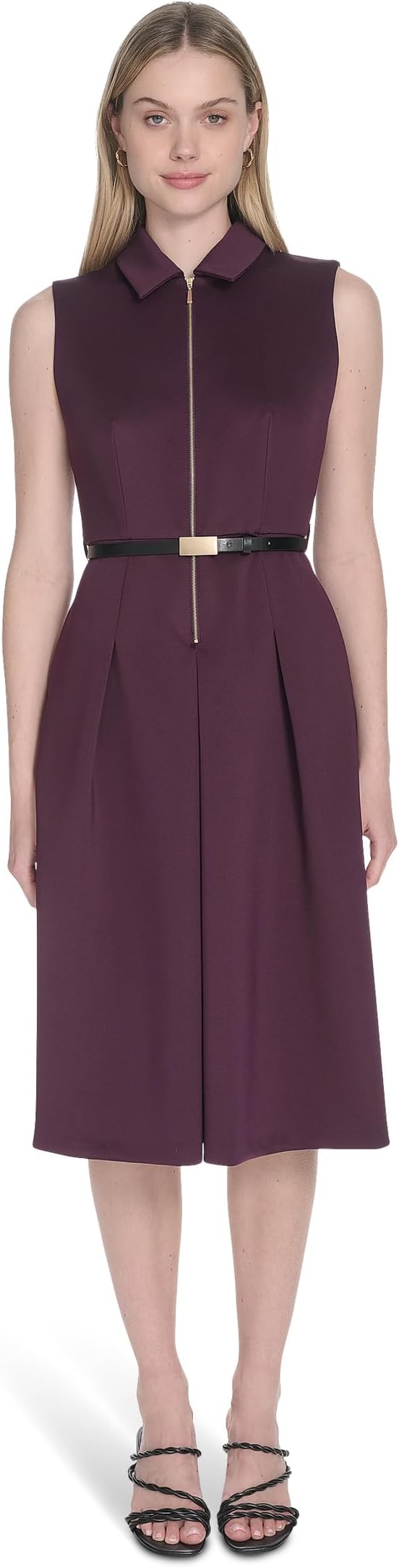 Платье Calvin Klein Sleeveless Scuba Belted Zipper Dress, Aubergine
Платье Calvin Klein Sleeveless Scuba Belted Zipper Dress, Aubergine