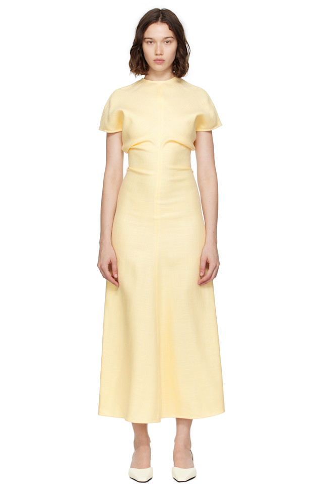 Платье миди с заниженной талией и фактурой корзинного плетения Toteme, цвет straw
Платье миди с заниженной талией и фактурой корзинного плетения Toteme, цвет straw