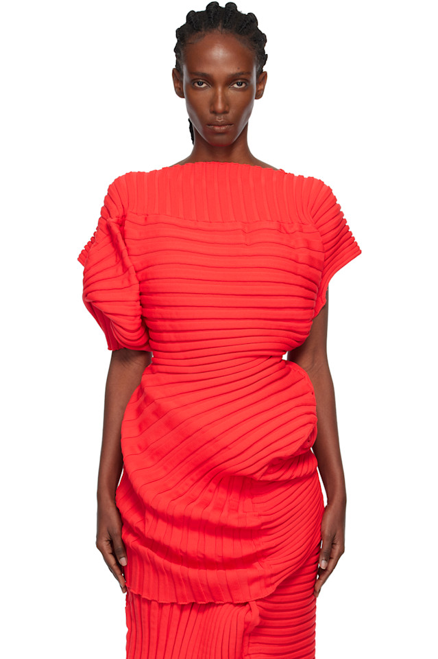 Вязаный топ "как есть" Issey Miyake, красный
Вязаный топ "как есть" Issey Miyake, красный