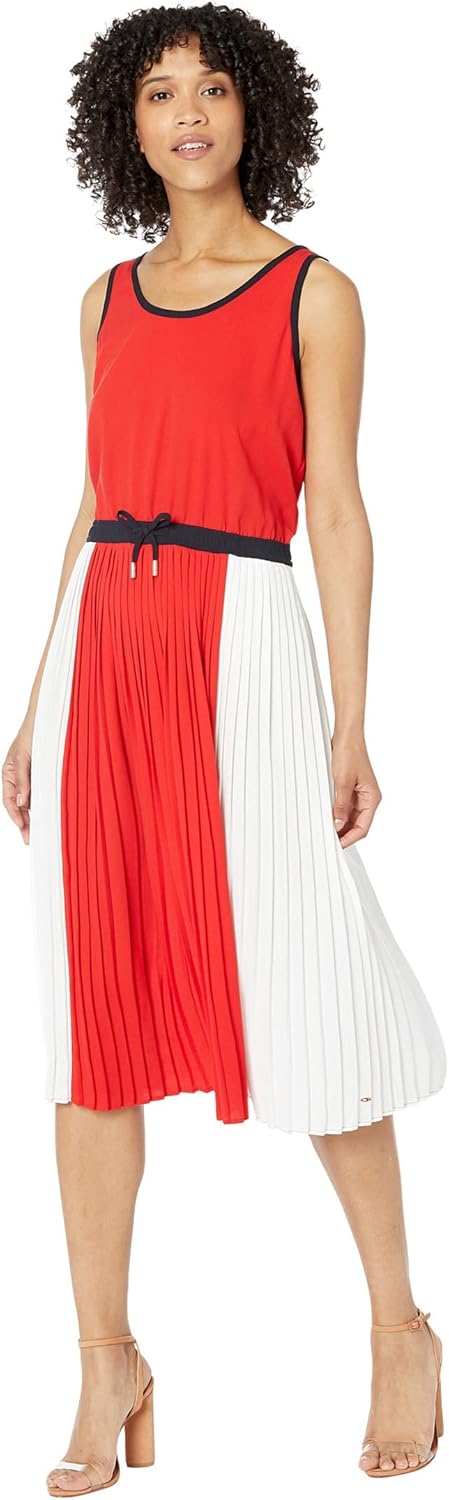 Женское плиссированное платье Tommy Hilfiger с эластичной талией, Fireworks
Женское плиссированное платье Tommy Hilfiger с эластичной талией, Fireworks