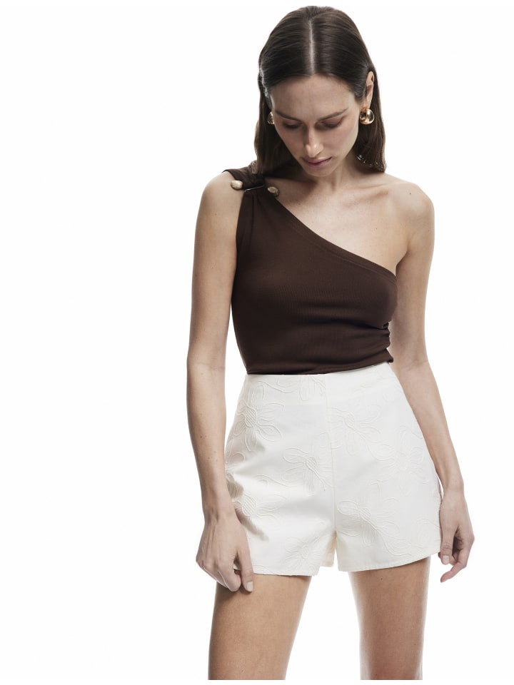 Бежевые узорчатые шорты KOTON
Бежевые узорчатые шорты KOTON