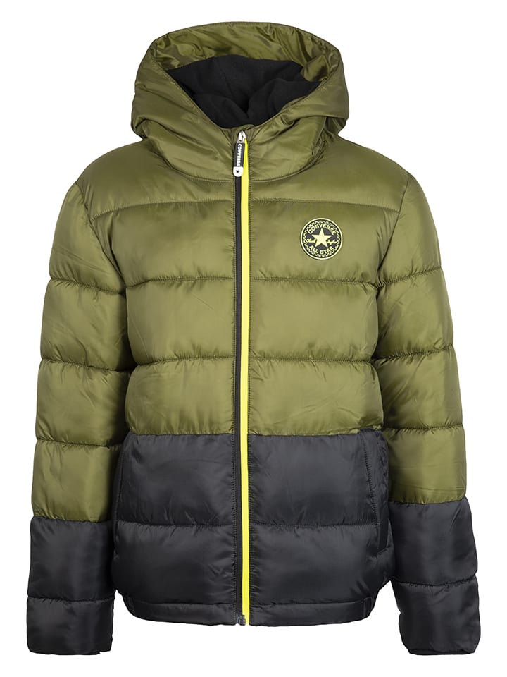 Стеганая куртка цвета хаки/черного Converse
Стеганая куртка цвета хаки/черного Converse