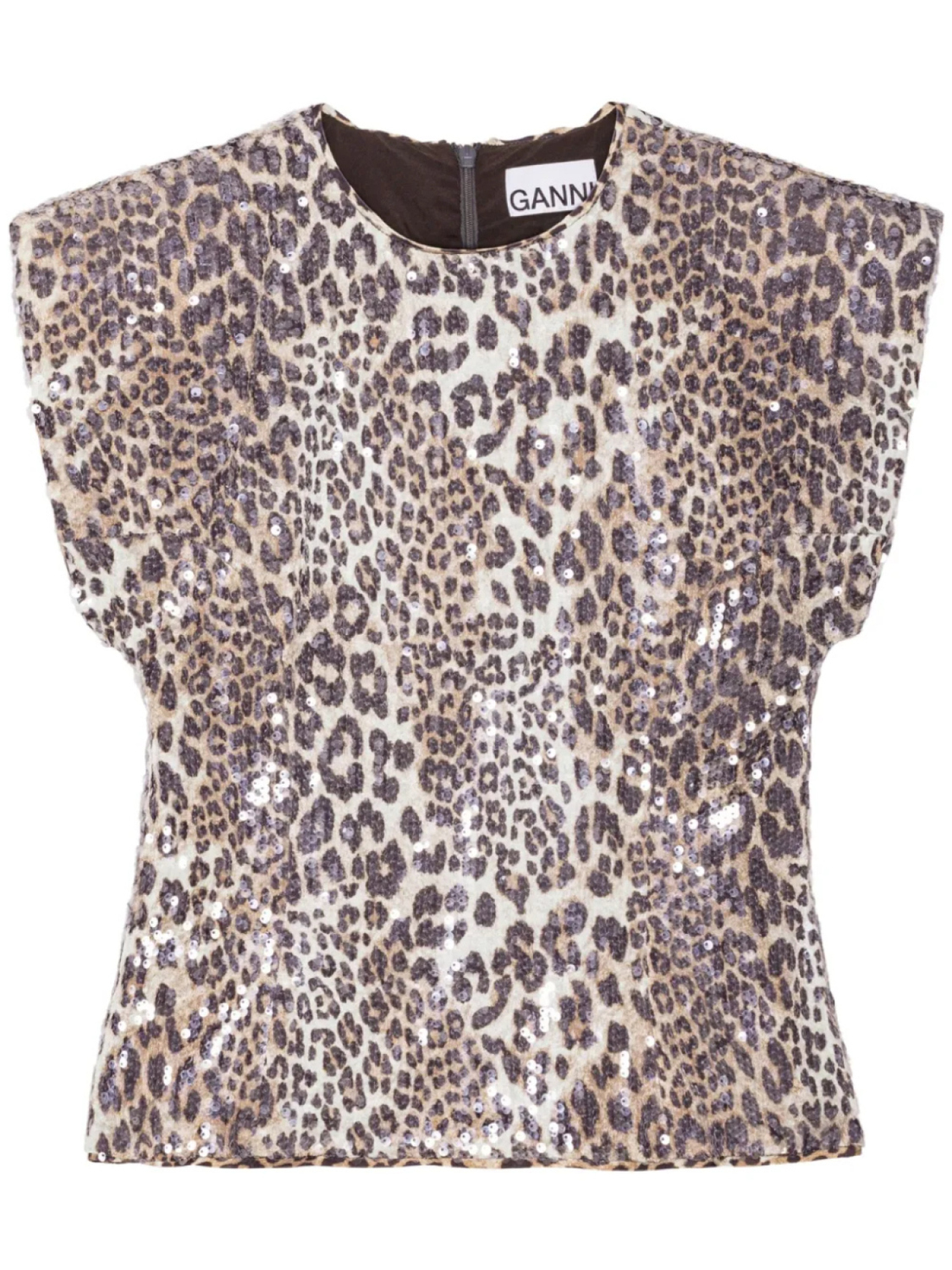 GANNI блузка с леопардовым принтом, нейтральный
GANNI блузка с леопардовым принтом, нейтральный