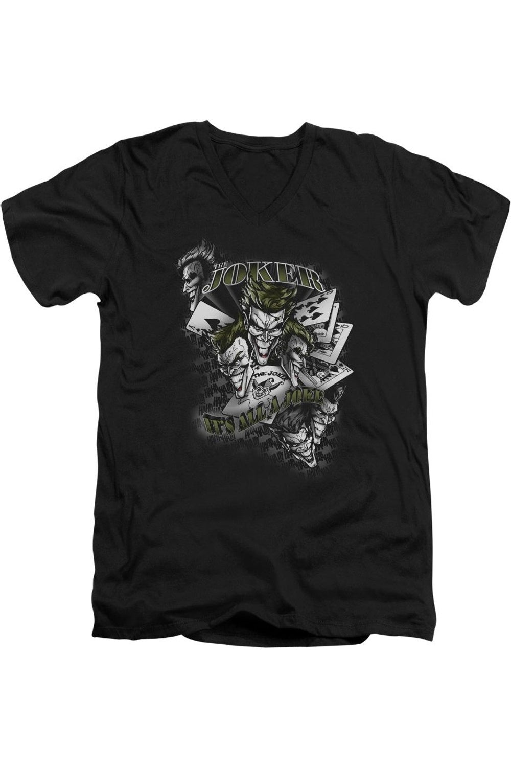 Футболка с коротким рукавом и V-образным вырезом для взрослых с надписью «Бэтмен — это все шутка» Gildan, черный
Футболка с коротким рукавом и V-образным вырезом для взрослых с надписью «Бэтмен — это все шутка» Gildan, черный