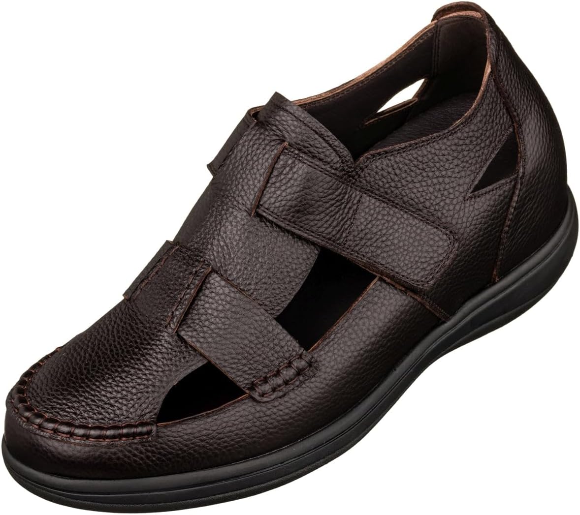 Мужские невидимые увеличивающие рост туфли CALTO - темно-синие премиум-кожаные легкие повседневные сандалии Fisherman - на 8 см выше - K2663 - размер 6 D(M) US
Мужские невидимые увеличивающие рост туфли CALTO - темно-синие премиум-кожаные легкие повседневные сандалии Fisherman - на 8 см выше - K2663 - размер 6 D(M) US