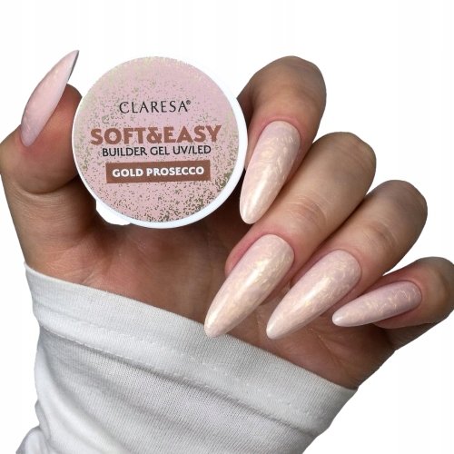 Claresa Soft & Easy Builder Gel Гель для наращивания ногтей Gold Prosecco 12 г Puderek
Claresa Soft & Easy Builder Gel Гель для наращивания ногтей Gold Prosecco 12 г Puderek
