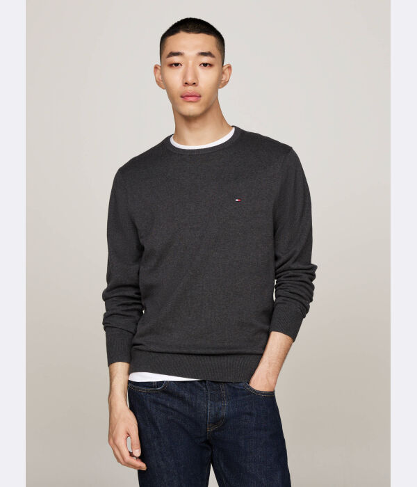 Джемпер мужской Tommy Hilfiger хлопковый однотонный, черный
Джемпер мужской Tommy Hilfiger хлопковый однотонный, черный