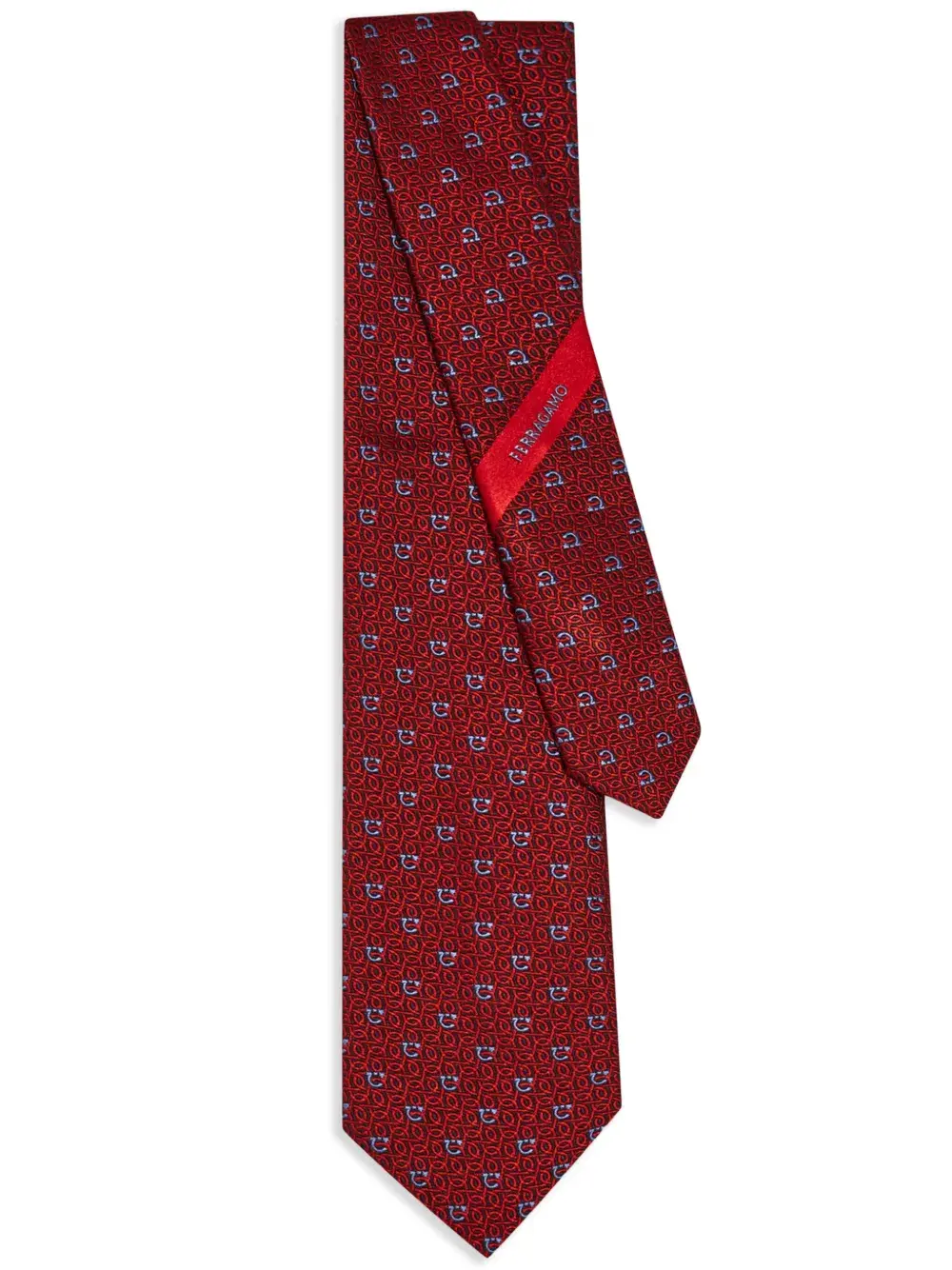 Жаккардовый галстук с декором Gancini Ferragamo, красный
Жаккардовый галстук с декором Gancini Ferragamo, красный