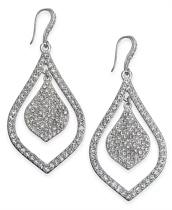 Серьги-Капельки с серебристым кристальным паве, созданные для Macy's I.N.C. International Concepts, silver
Серьги-Капельки с серебристым кристальным паве, созданные для Macy's I.N.C. International Concepts, silver