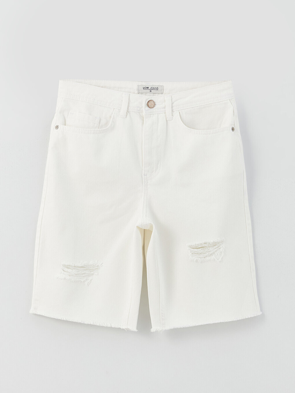 Женские джинсовые шорты стандартного кроя с рваными деталями LCW Jeans, от белого
Женские джинсовые шорты стандартного кроя с рваными деталями LCW Jeans, от белого