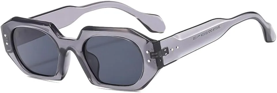 Солнцезащитные очки LVTFCO Polygon для женщин, модные, с заклепками, широкие дужки, модные солнцезащитные очки для мужчин, защита от УФ-излучения UV400, Gray Gray
Солнцезащитные очки LVTFCO Polygon для женщин, модные, с заклепками, широкие дужки, модные солнцезащитные очки для мужчин, защита от УФ-излучения UV400, Gray Gray