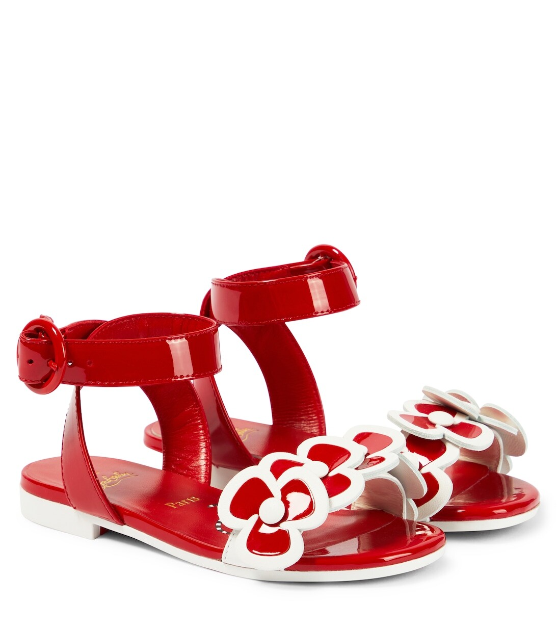 Сандалии Pensatoi из лакированной кожи с аппликацией Christian Louboutin, белый
Сандалии Pensatoi из лакированной кожи с аппликацией Christian Louboutin, белый