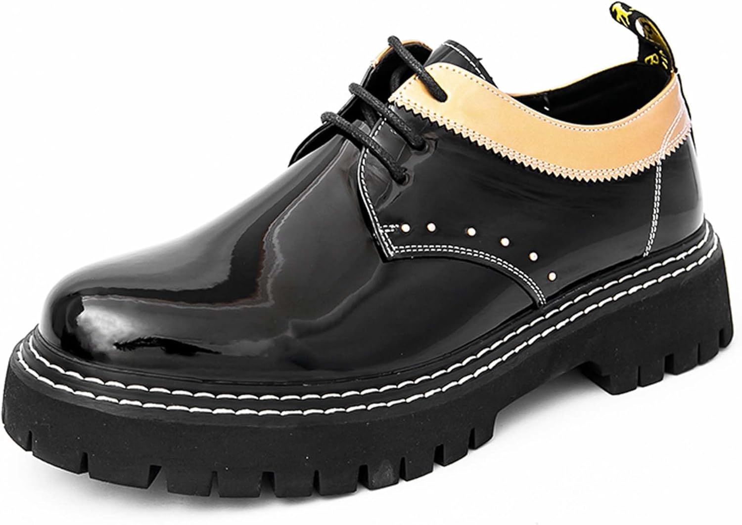 Мужские массивные лоферы с модными заклепками, увеличивающие рост, оксфорды для делового и вечернего стиля, противоскользящие, для офиса, конференций, свадеб и банкетов, из кожи Generic, золотой
Мужские массивные лоферы с модными заклепками, увеличивающие рост, оксфорды для делового и вечернего стиля, противоскользящие, для офиса, конференций, свадеб и банкетов, из кожи Generic, золотой