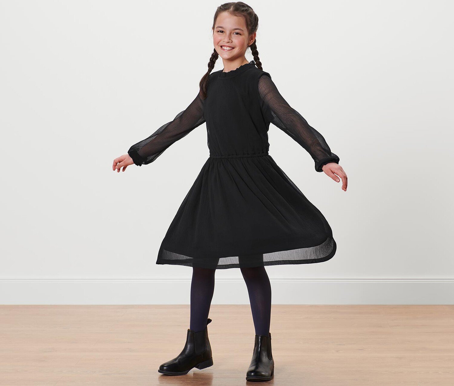 Детское шифоновое платье Tchibo, черный
Детское шифоновое платье Tchibo, черный