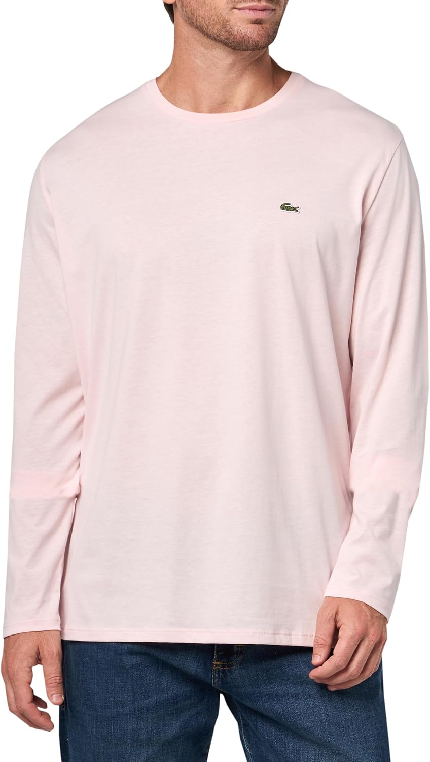 Мужская футболка Lacoste с круглым вырезом и длинным рукавом, классическая посадка, Flamingo, Розовый, Мужская футболка Lacoste с круглым вырезом и длинным рукавом, классическая посадка, Flamingo
Мужская футболка Lacoste с круглым вырезом и длинным рукавом, классическая посадка, Flamingo, Розовый, Мужская футболка Lacoste с круглым вырезом и длинным рукавом, классическая посадка, Flamingo