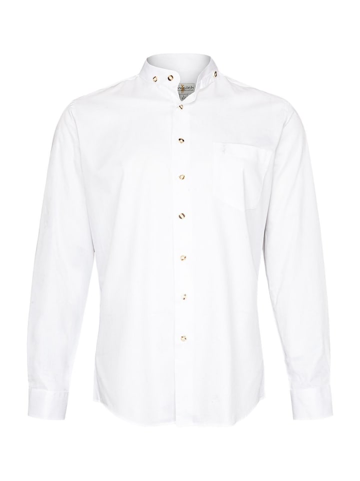 Almsach Рубашка с воротником-стойкой LF133 белого цвета
Almsach Рубашка с воротником-стойкой LF133 белого цвета