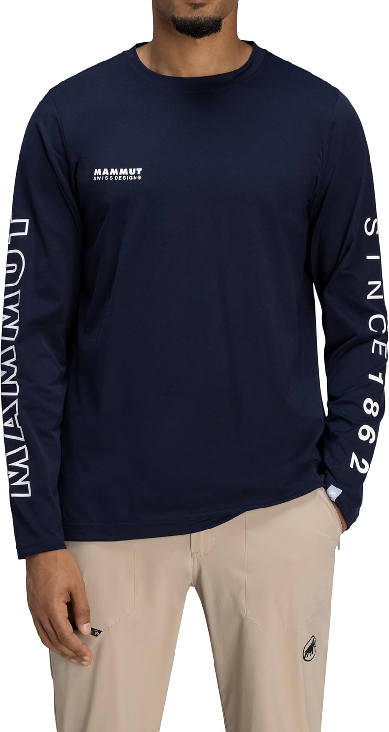 Мужская футболка с длинным рукавом Mammut AF 1016-01030 Marine PRT3 QD с логотипом, азиатский крой, морской
Мужская футболка с длинным рукавом Mammut AF 1016-01030 Marine PRT3 QD с логотипом, азиатский крой, морской