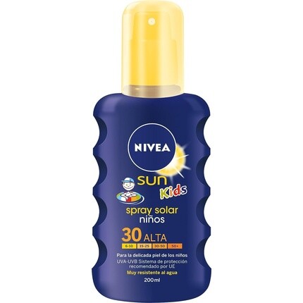 Солнцезащитный спрей - для детей - SPF 30 - 200 мл, Nivea
Солнцезащитный спрей - для детей - SPF 30 - 200 мл, Nivea