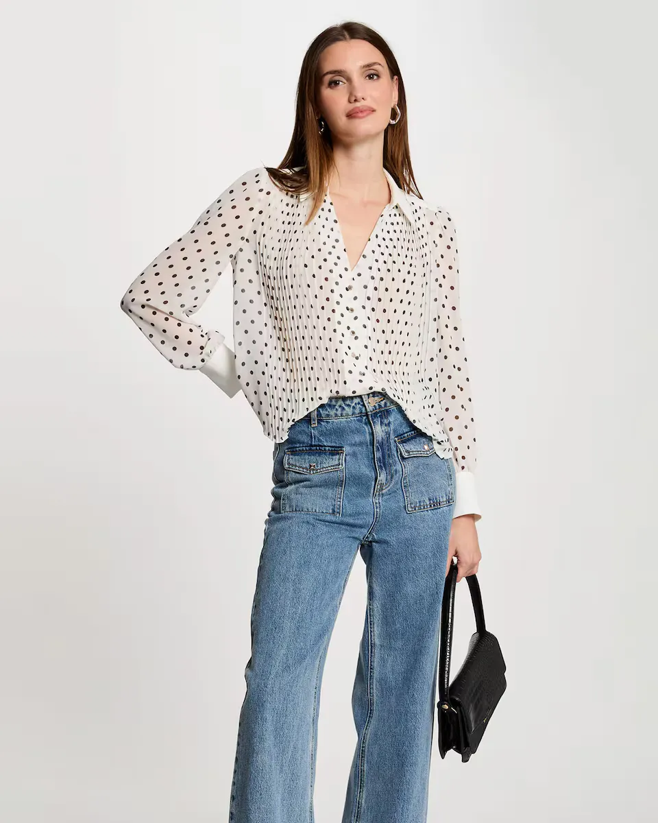 Женская рубашка с длинными рукавами и принтом Morgan, цвет Crudo
Женская рубашка с длинными рукавами и принтом Morgan, цвет Crudo