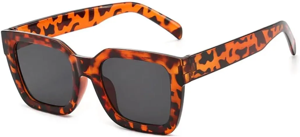 Солнцезащитные очки с защитой UV400 | Большая оправа, цвет "желе" | Для женщин и мужчин | Для занятий спортом на открытом воздухе и вождения DSVIGF, Leopard Gray
Солнцезащитные очки с защитой UV400 | Большая оправа, цвет "желе" | Для женщин и мужчин | Для занятий спортом на открытом воздухе и вождения DSVIGF, Leopard Gray