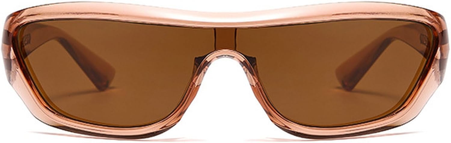 Модные солнцезащитные очки в стиле Y2K для женщин и мужчин, прямоугольные солнцезащитные очки, цельные солнцезащитные очки для активного отдыха и спорта, защита от ультрафиолета UV400 mincl, Brown
Модные солнцезащитные очки в стиле Y2K для женщин и мужчин, прямоугольные солнцезащитные очки, цельные солнцезащитные очки для активного отдыха и спорта, защита от ультрафиолета UV400 mincl, Brown